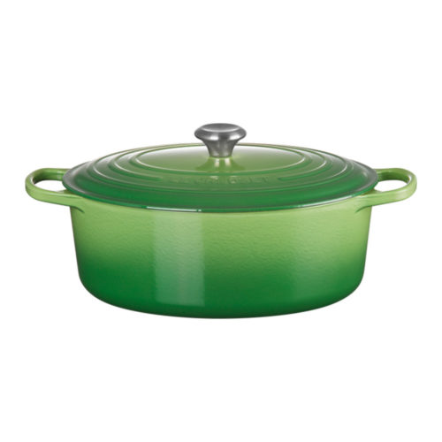 Le Creuset Oval Gryte 8,9 L Bamboo Green