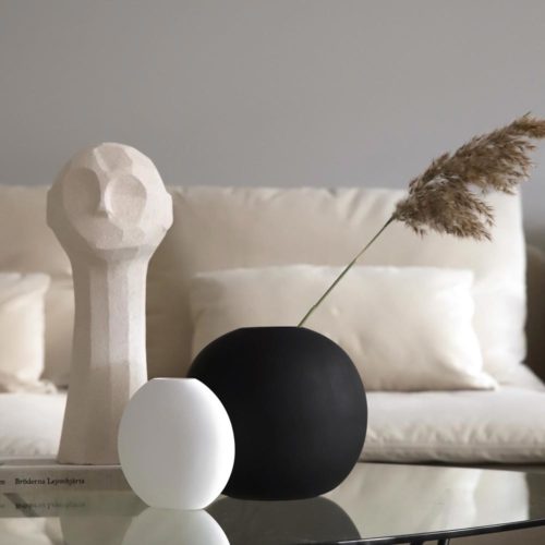 Cooee Design Ball Vase 20 cm Black 2