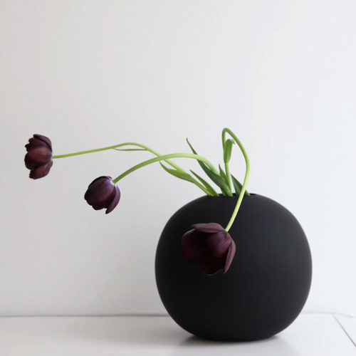 Cooee Design Ball Vase 20 cm Black 4