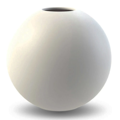 Cooee Design Ball Vase 20 cm White