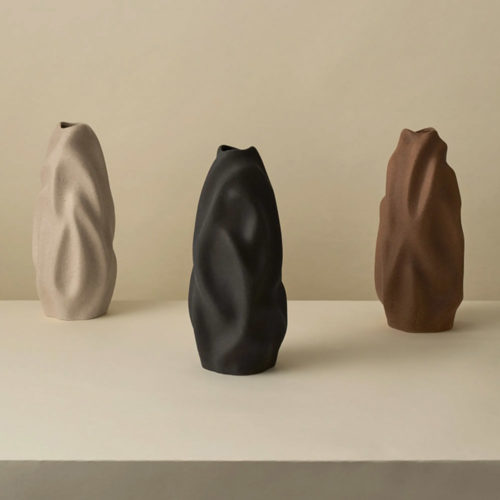 Cooee Design Drift Vase 30 cm Walnut 5