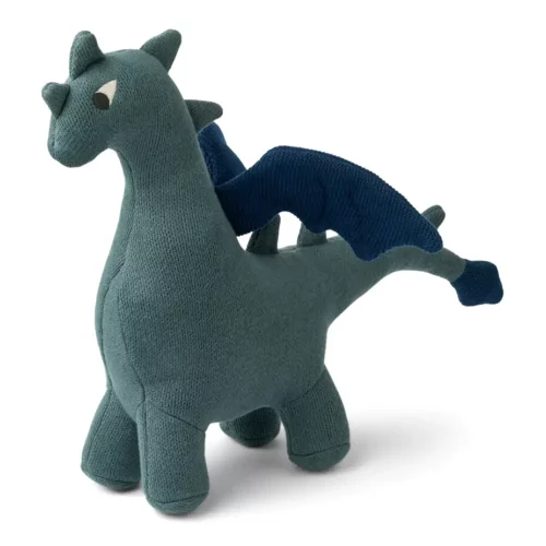 Liewood Asher Dragon Toyfigur Whale Blue Mix