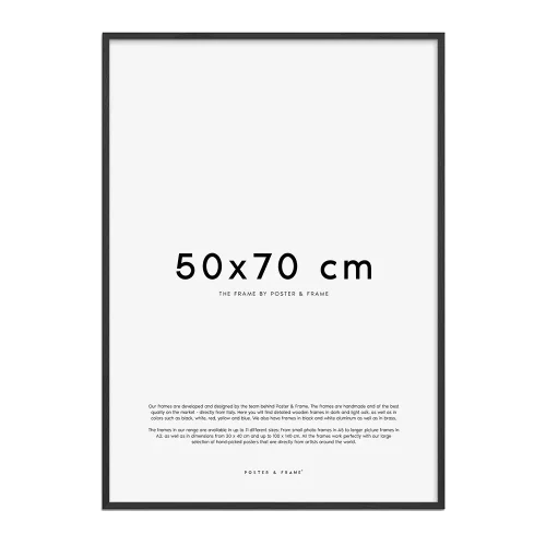Poster & Frame Bilderamme 50×70 cm Sort