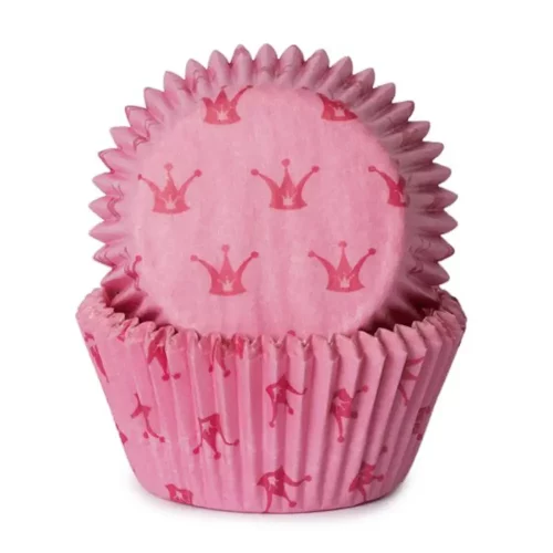 Cacas Muffinsform Prinsessekrone Rosa 50 stk